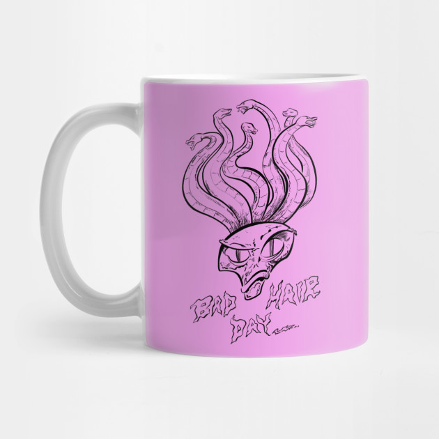 Bad Hair Day- Black and White Design